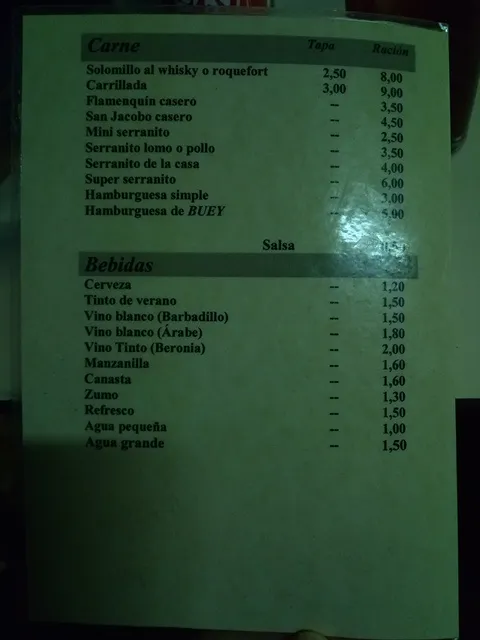 Menu_Café Bar Cerro Colarte_Bormujos_image_4