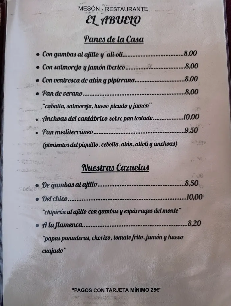 Menu_Mesón El Abuelo_Burguillos_image_2