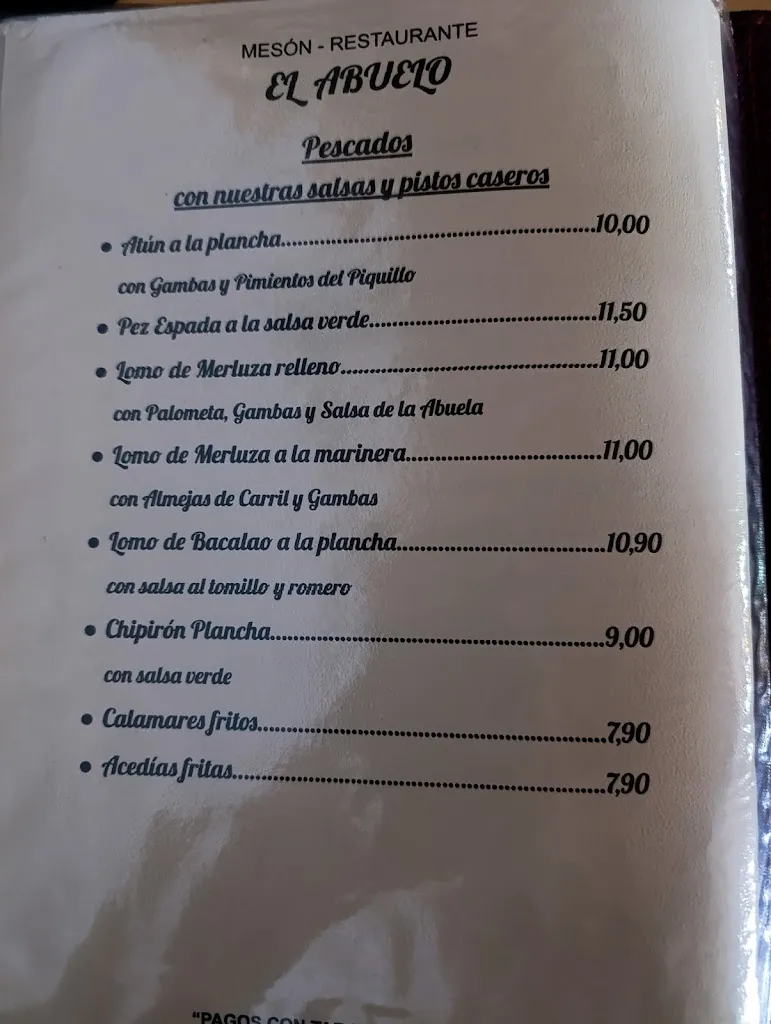 Menu_Mesón El Abuelo_Burguillos_image_4