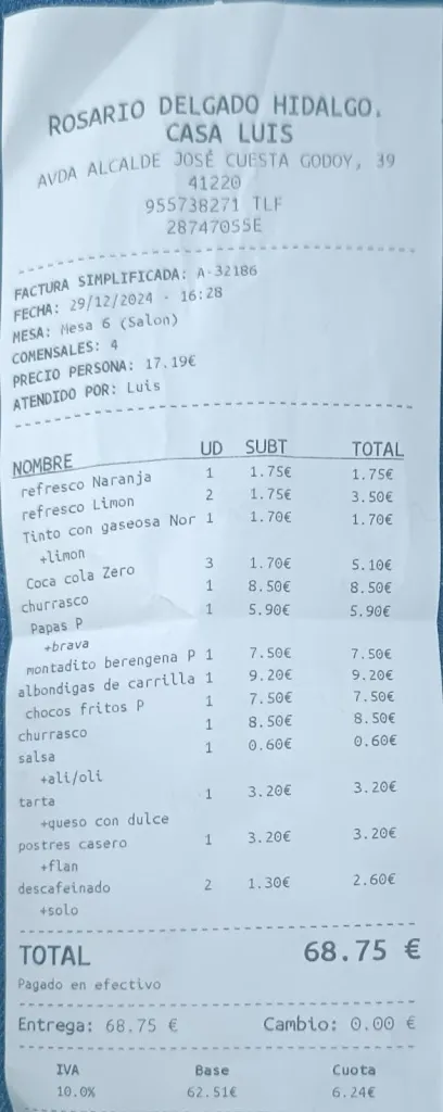 M_RESTAURANTE CASA LUIS_Burguillos_review