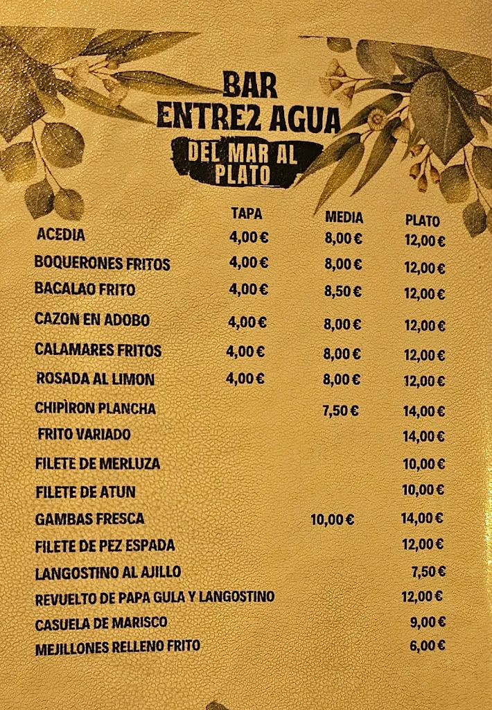 Menu_Bar restaurante entre2aguas_Burguillos_image_2