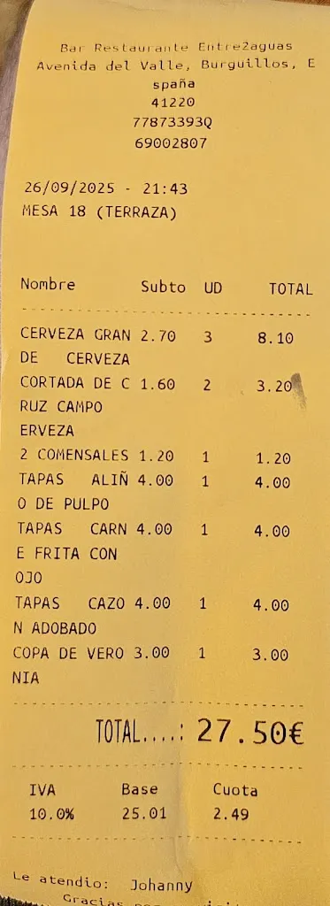 Alberto B.R._Bar restaurante entre2aguas_Burguillos_review