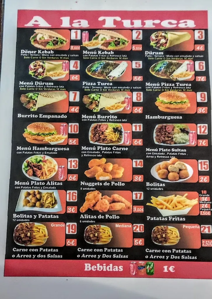 Menu_Döner Kebab A La Turca_Burguillos_immagine_3