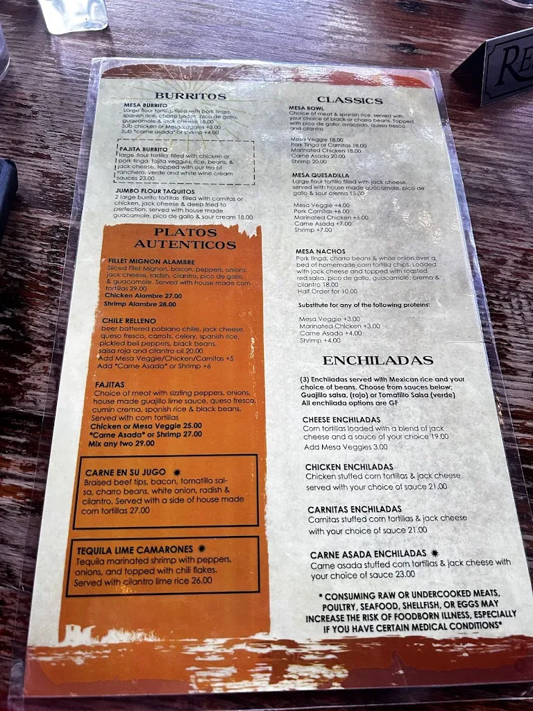 Menu_Nuestra Mesa - Authentic Mexican Food in Camas_Camas_immagine_3