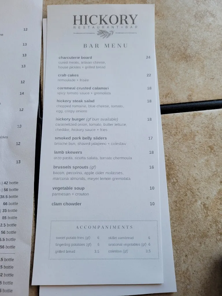 Menu_Hickory Restaurant + Bar_Camas_image_3
