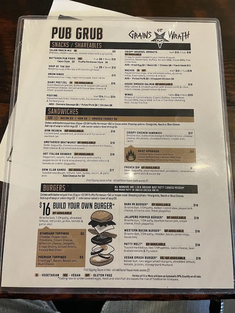 Menu_Grains of Wrath  Brewery & Restaurant_Camas_image_2