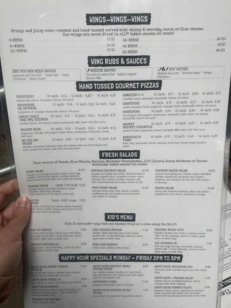 Menu_A Beer at a Time_Camas_image_1