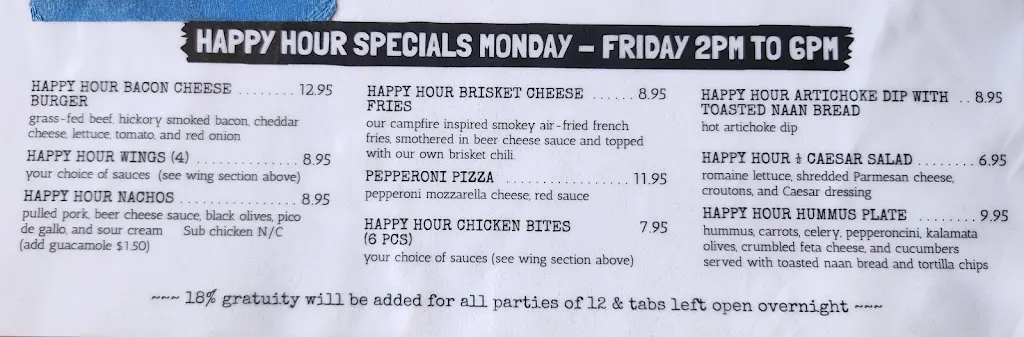 Menu_A Beer at a Time_Camas_image_2