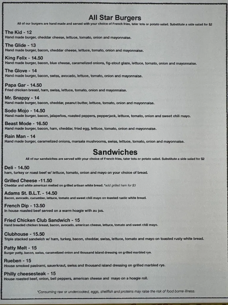 Menu_Adams Street Bar & Grill_Camas_image_2