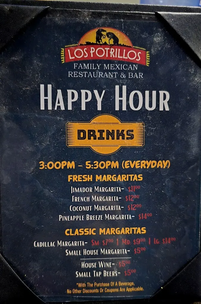 Menu_Los Potrillos Mexican Restaurant & Bar_Camas_image_1