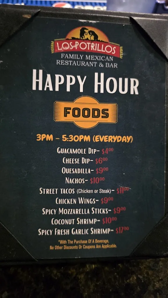 Menu_Los Potrillos Mexican Restaurant & Bar_Camas_image_2