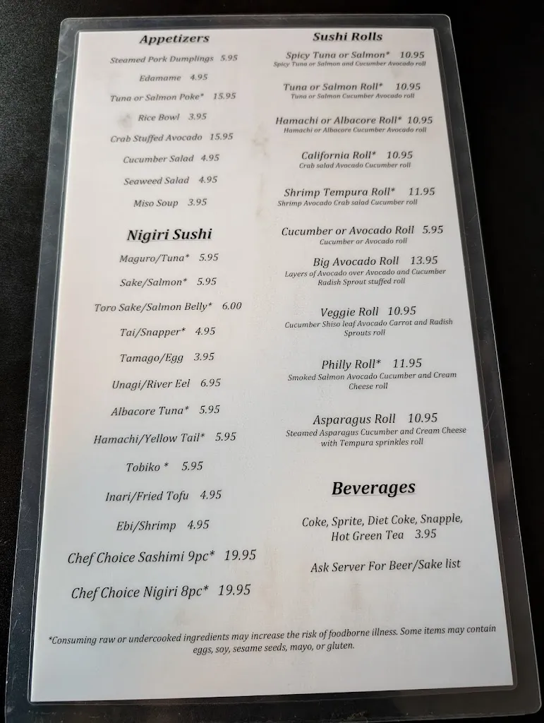 Menu_The Sushi Joint_Camas_image_3