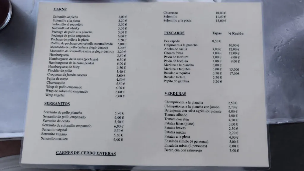 Menu_Casa Quini_Camas_immagine_2