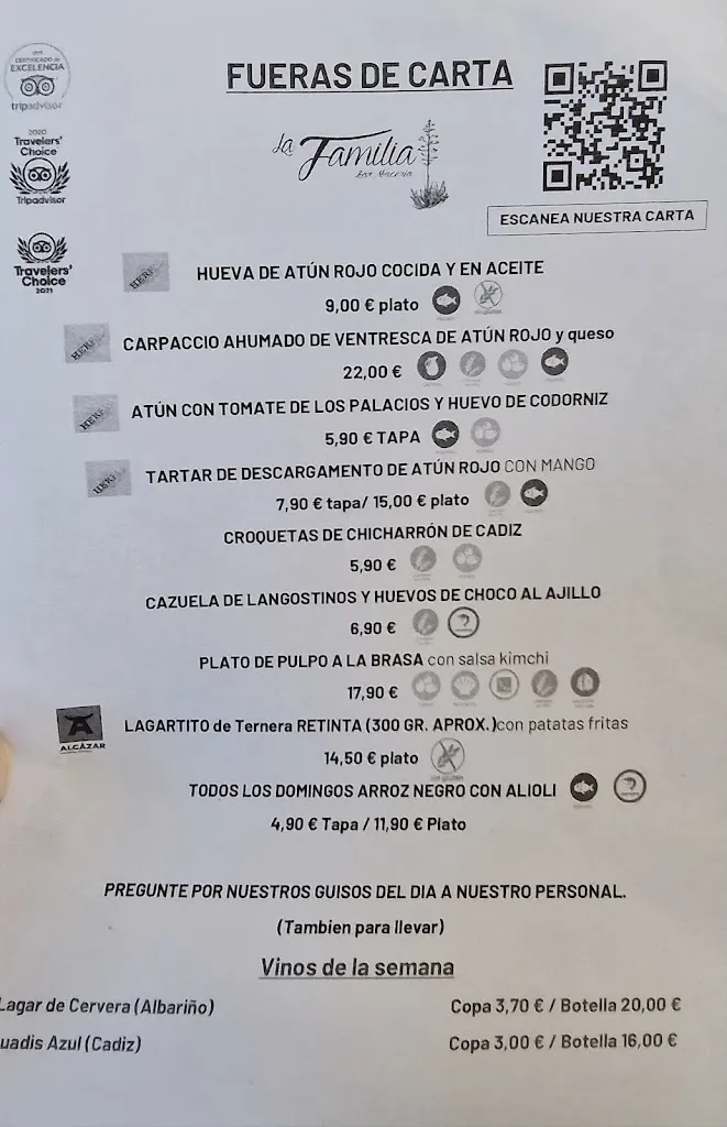 Menu_Bar Abacería La Familia_Castilleja de Guzmán_image_4