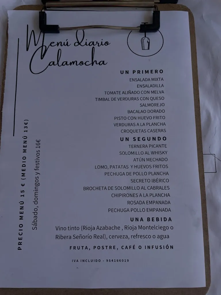 Menu_Calamocha_Castilleja de Guzmán_image_1
