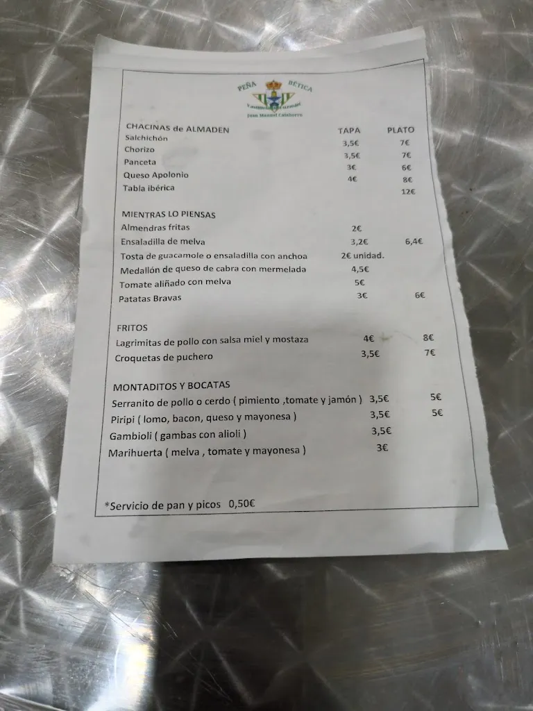 Menu_Peña Bética Castilleja de Guzmán_Castilleja de Guzmán_image_3