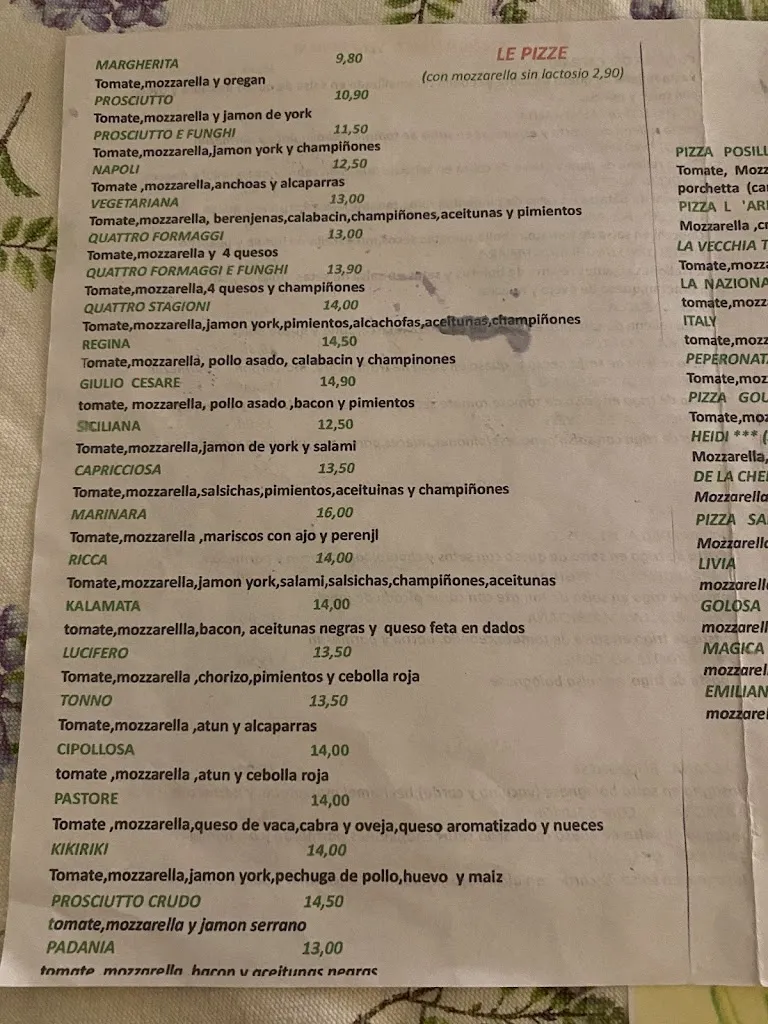 Menu_La Vecchia Toscana_Castilleja de Guzmán_image_1