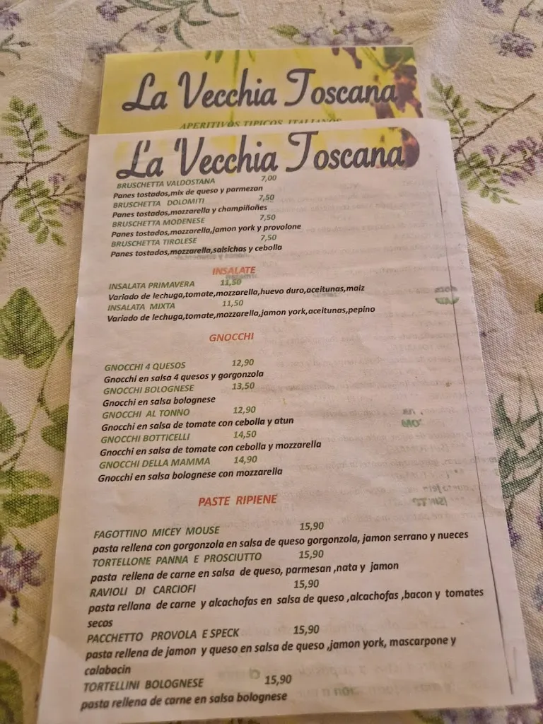 Menu_La Vecchia Toscana_Castilleja de Guzmán_image_3