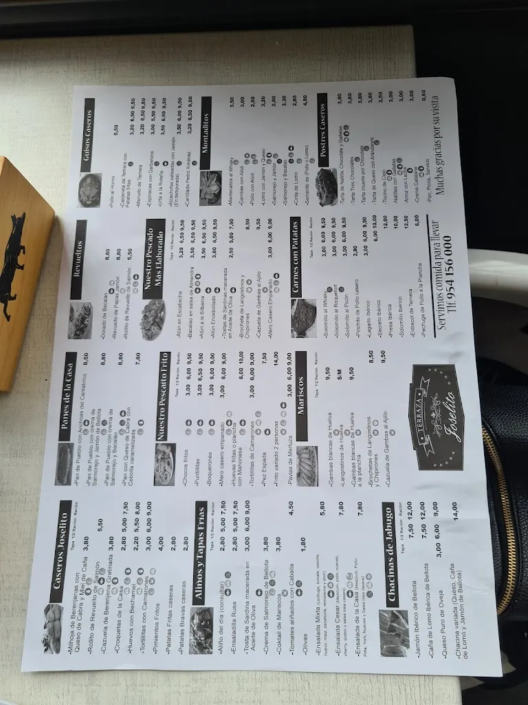 Menu_Bar restaurante Terraza Joselito_Castilleja de Guzmán_image_2