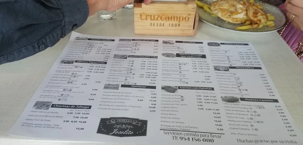 Menu_Bar restaurante Terraza Joselito_Castilleja de Guzmán_image_4