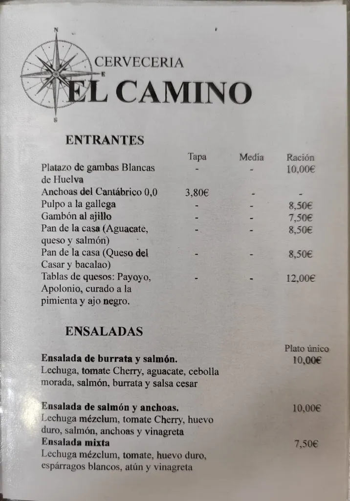 Menu_Cervecería El camino_Castilleja de la Cuesta_image_3