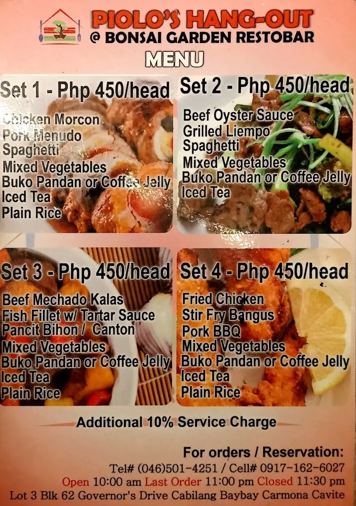 Menu_Piolo's Hangout @ Bonsai Garden Restobar_Carmona_image_2