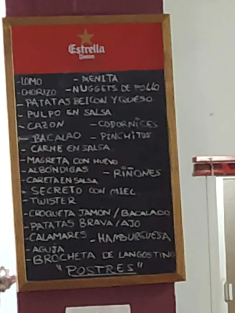 Menu_Bar El Cordobes_Chercos_image_1