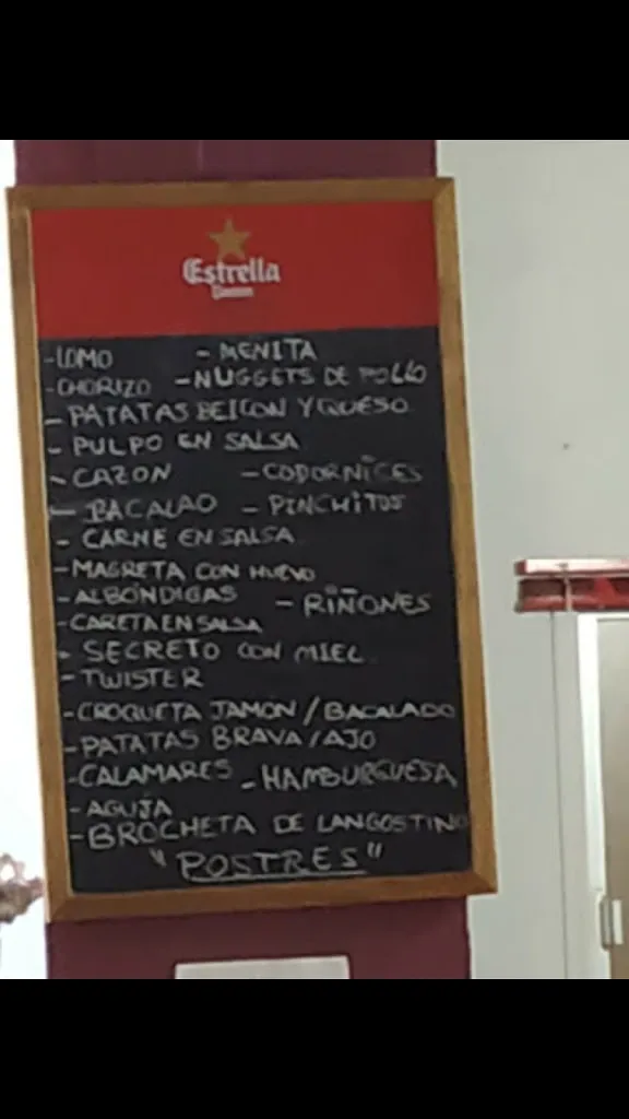 Menu_Bar El Cordobes_Chercos_image_2