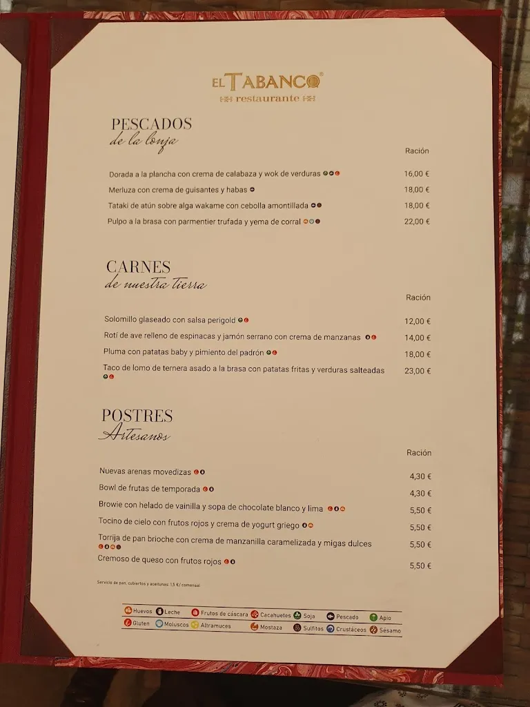 Menu_El Tabanco de Carmona_Carmona_immagine_3