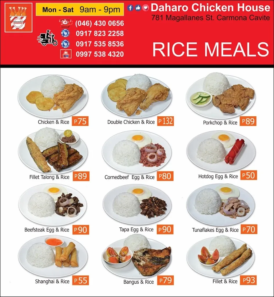 Menu_DAHARO CHICKEN HOUSE_Carmona_image_4