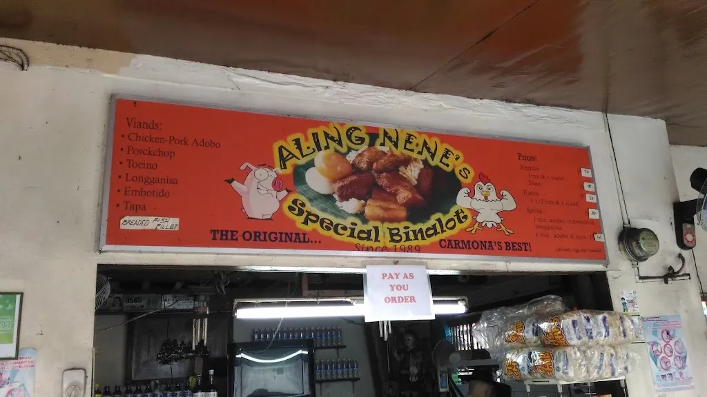 Menu_Aling Nene's Special Binalot - Main Branch_Carmona_image_1