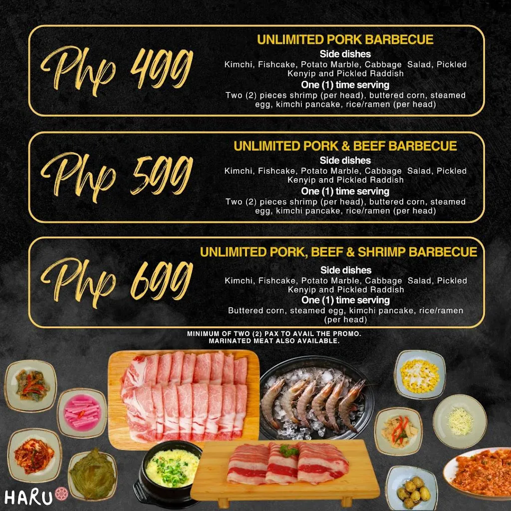 Menu_Haru Korean Restaurant And Grocery Store_Carmona_immagine_1