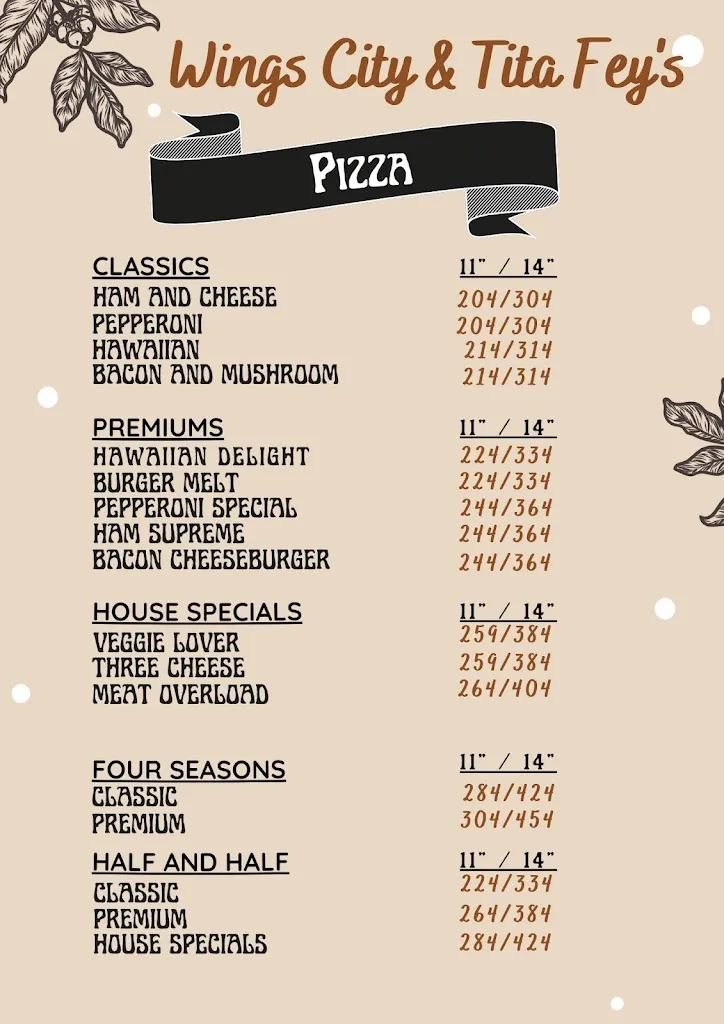 Menu_Wings City and Tita Fey's - Carmona_Carmona_image_1