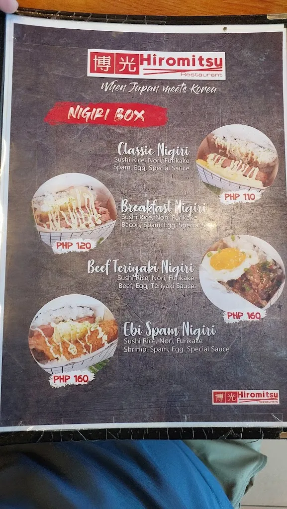 Menu_Hiromitsu Restaurant Carmona Branch_Carmona_image_3