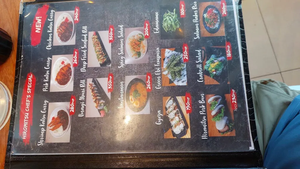 Menu_Hiromitsu Restaurant Carmona Branch_Carmona_image_4