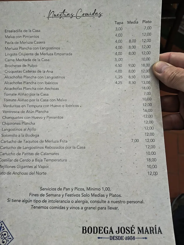 Menu_Bodega jose maria_Carmona_image_2