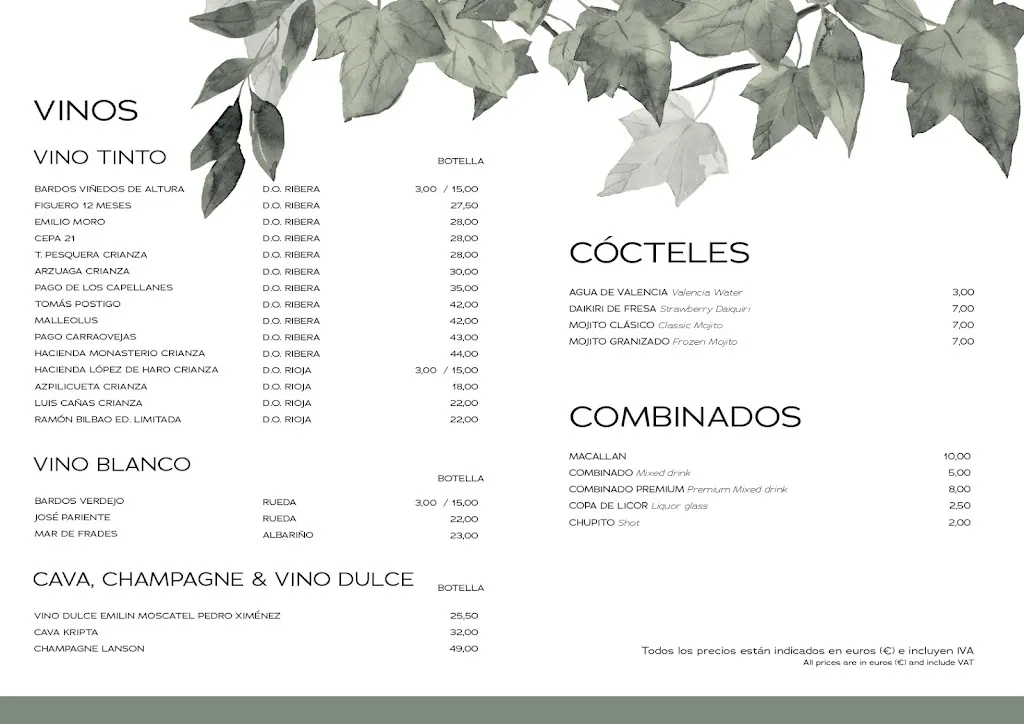 Menu_Restaurante Yedra_Cantoria_immagine_3