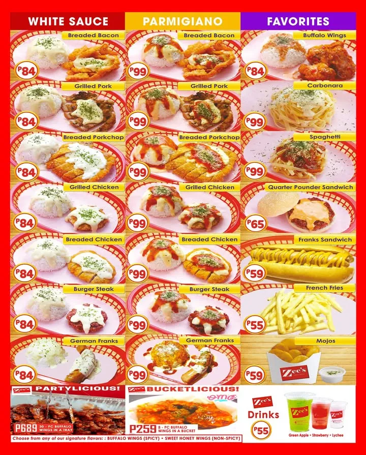 Menu_Zee's White Sauce Carmona_Carmona_immagine_1