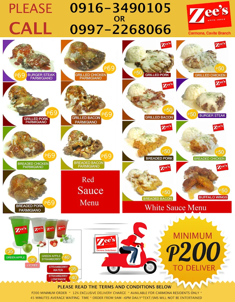 Menu_Zee's White Sauce Carmona_Carmona_immagine_4