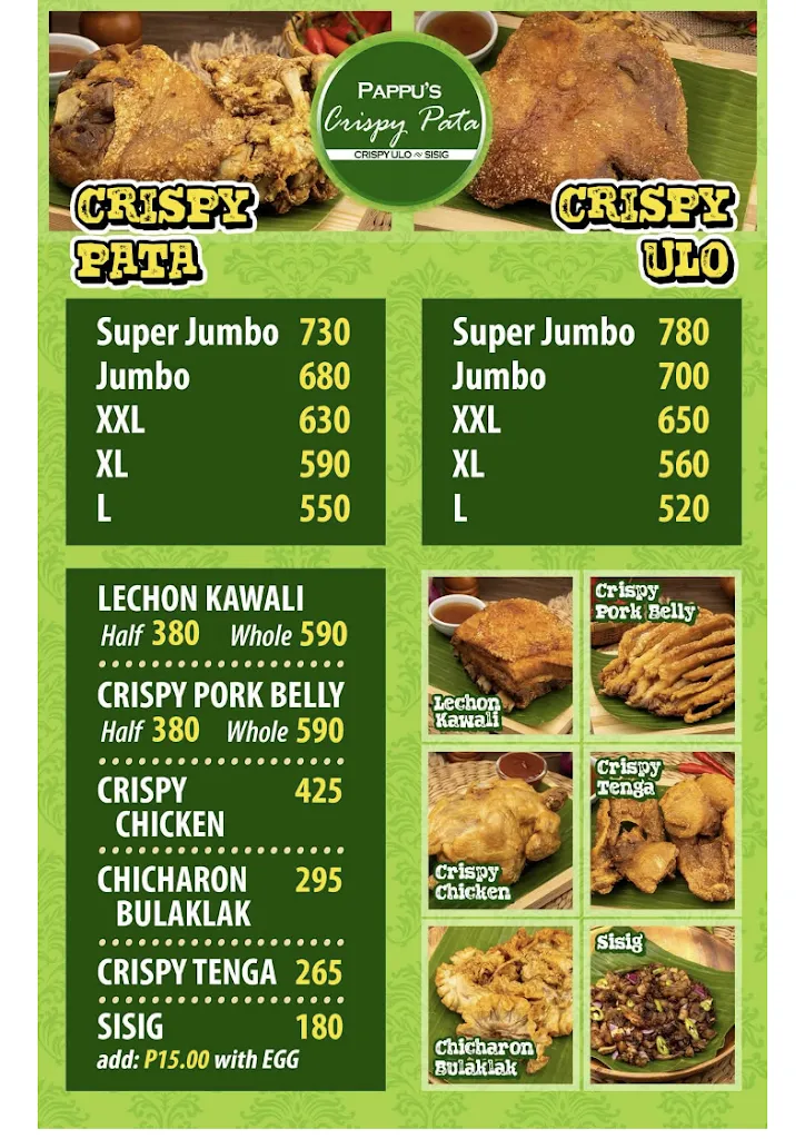 Menu_Pappu's Crispy Pata Carmona_Carmona_image_1