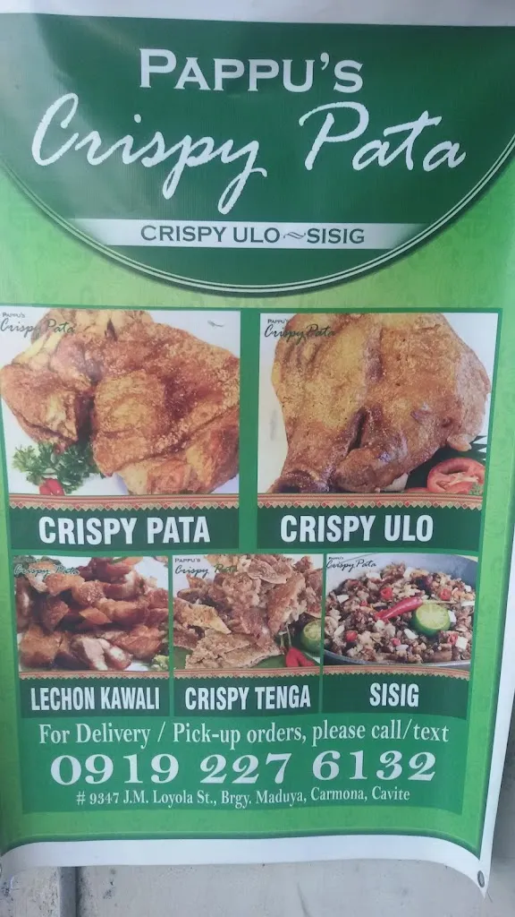 Menu_Pappu's Crispy Pata Carmona_Carmona_image_2