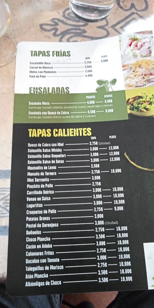 Menu_Bar El Alcornoque SL_Constantina_image_2