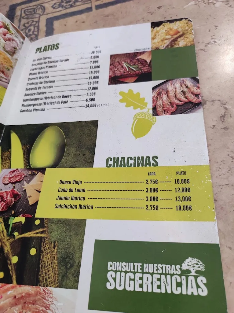 Menu_Bar El Alcornoque SL_Constantina_image_3