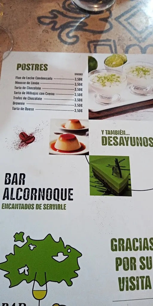 Menu_Bar El Alcornoque SL_Constantina_image_4