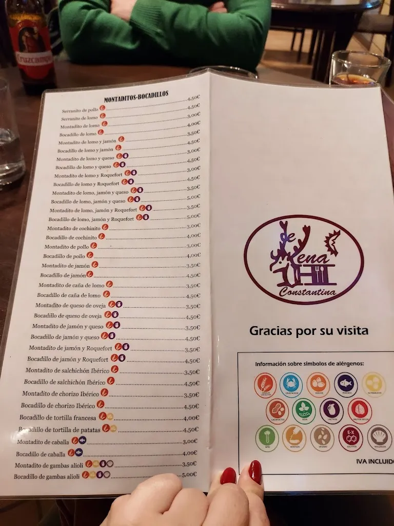 Menü_Restaurante De Tena_Constantina_Bild_3