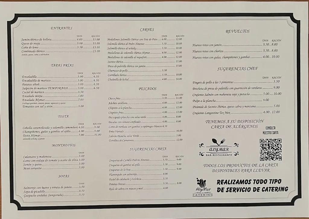 Menu_Bar Restaurante Alymar_Constantina_image_2