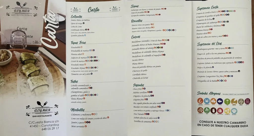 Menu_Bar Restaurante Alymar_Constantina_image_3