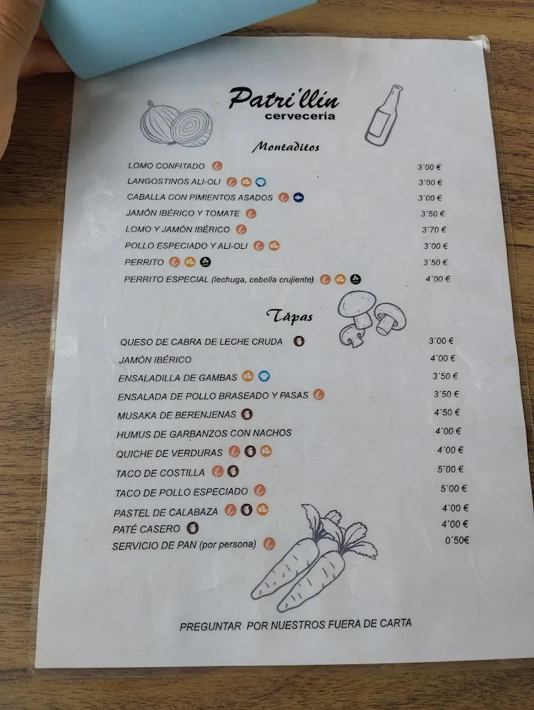 Menu_Cervecería Patri'llín_Cazalla de la Sierra_image_1