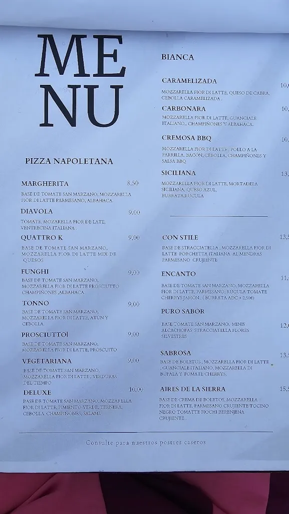 Menu_RústicaNapolitana_Cazalla de la Sierra_image_1