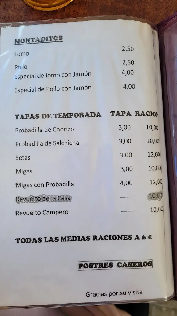 Menu_Bar Las Banderas_Cazalla de la Sierra_image_1